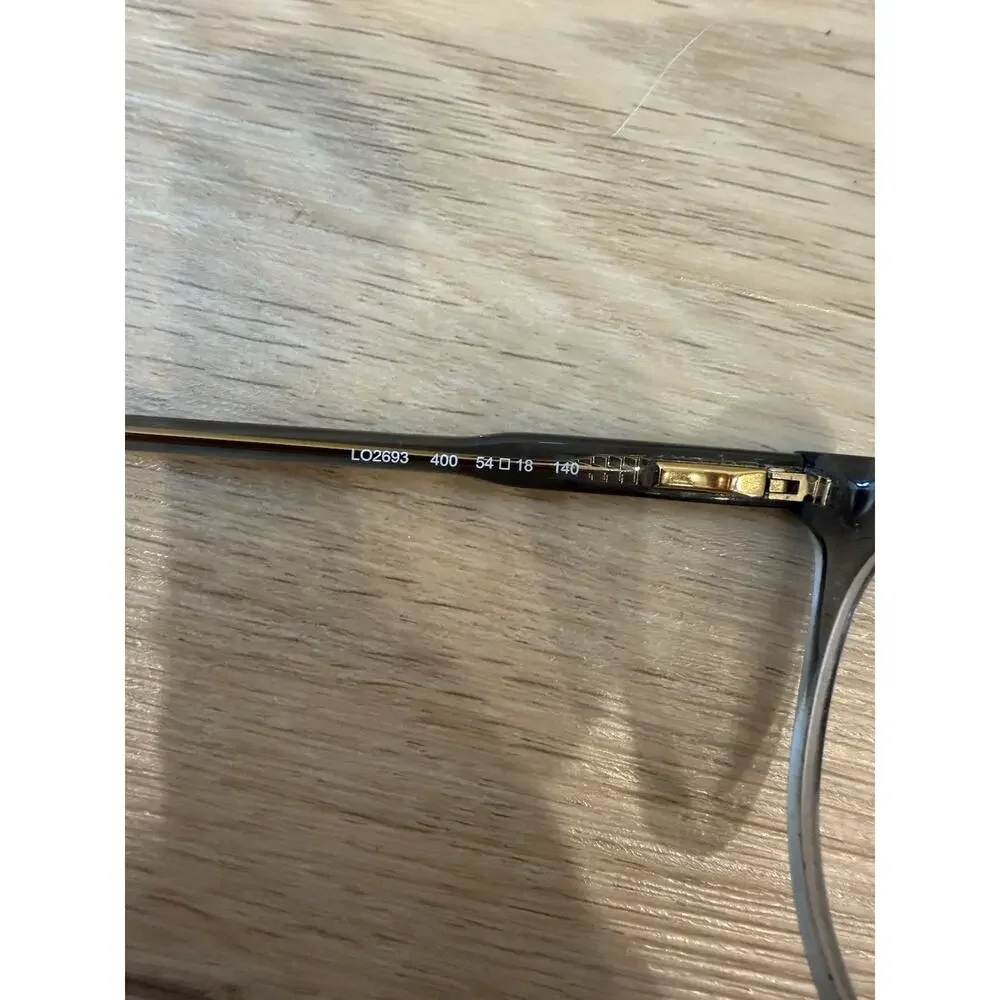 Longchamp LO2693 400 Grey Transparent Cat Eye Eyeglasses Frames 54-18-140